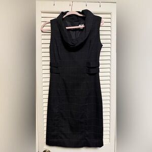 Worthington Black Checkered Mini Dress
